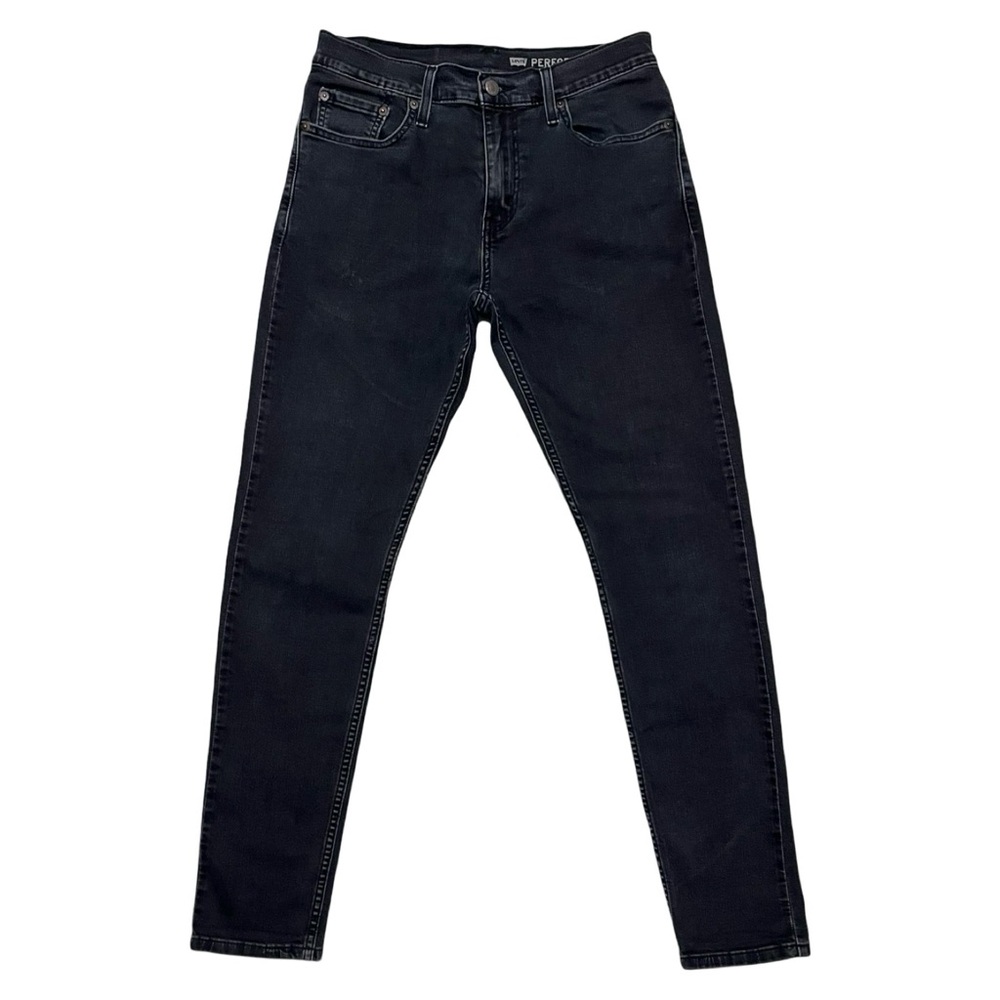 LEVI’S 512 STRETCH DARK WASH SLIM TAPER JEANS